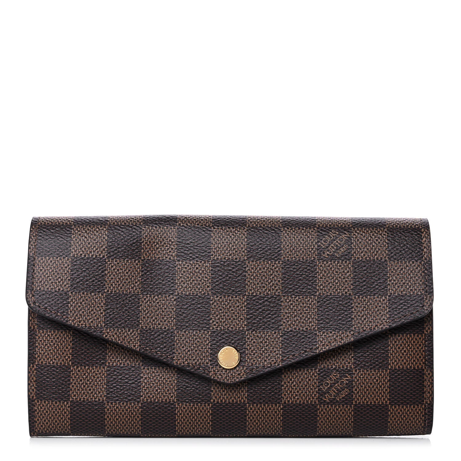Louis Vuitton Damier Ebene Sarah Wallet NM 1 of 10