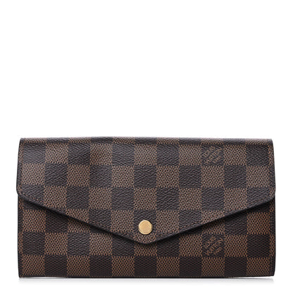 Louis Vuitton Damier Ebene Sarah Wallet NM 1 of 10