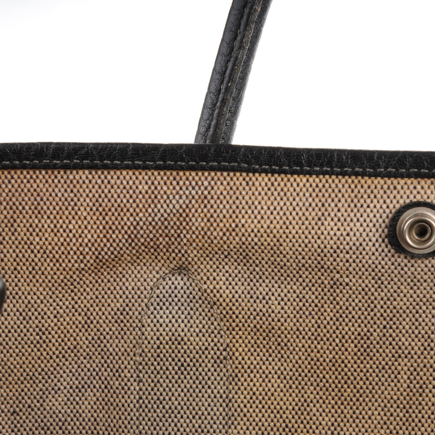 Hermes Buffle Skipper Toile Garden Party 36 MM Tote Black 9 of 13