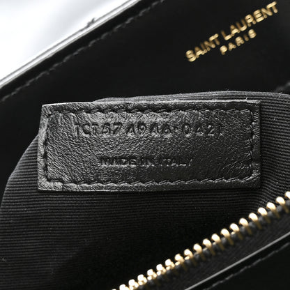 Saint Laurent Calfskin Y Quilted Monogram Medium Loulou Chain Satchel Black 9 of 12