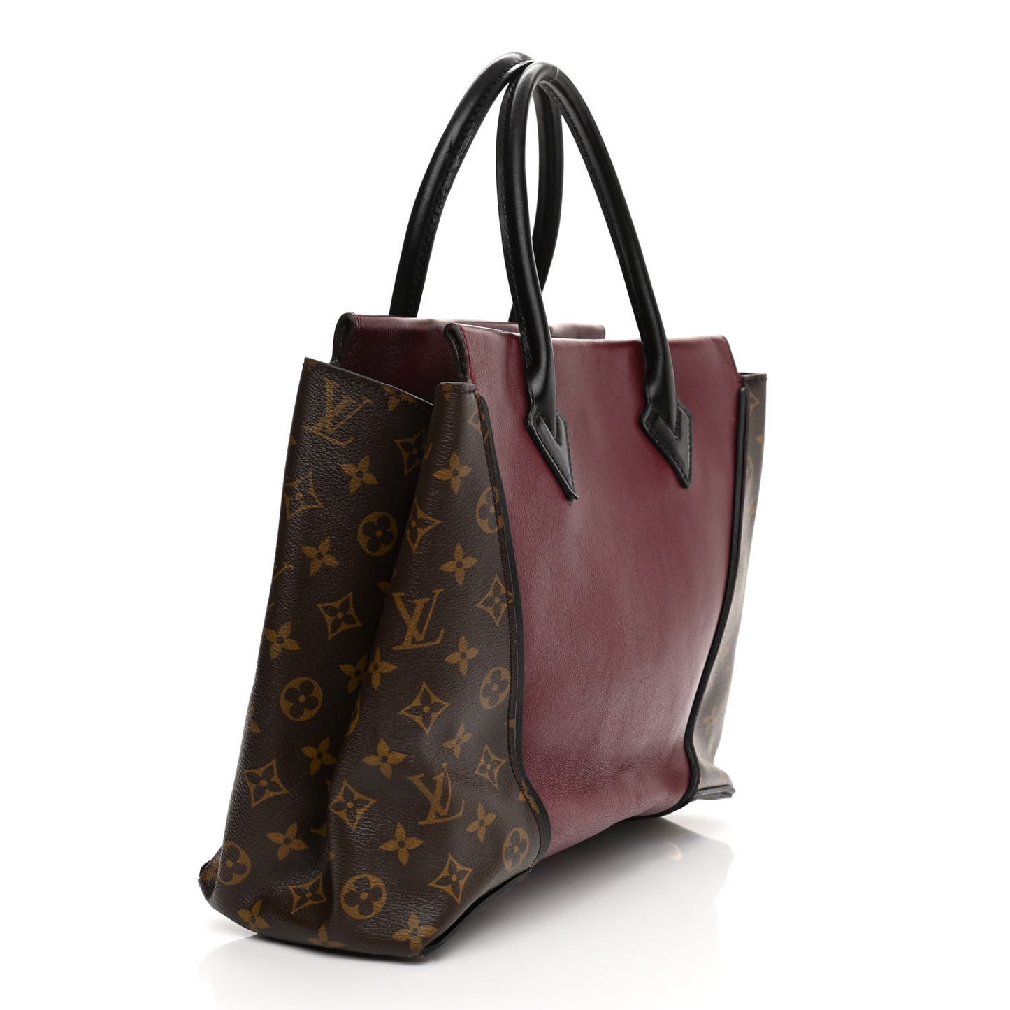 Monogram Cuir Orfevre Tote W PM Prunille