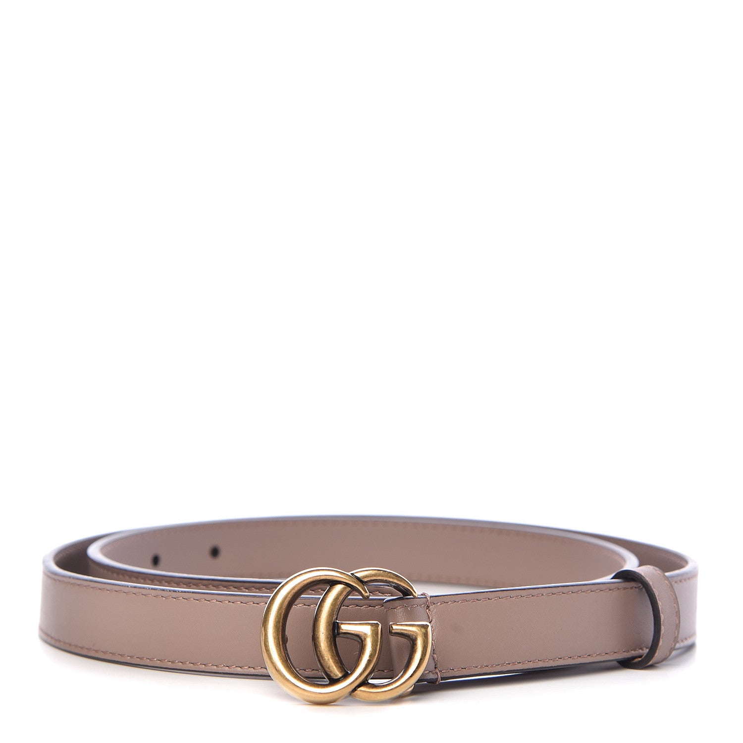 Gucci Calfskin Double G 20mm Belt 90 36 Porcelain Rose 1 of 6