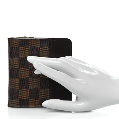 Louis Vuitton Damier Ebene Zippe Zipped Compact Wallet 2 of 8