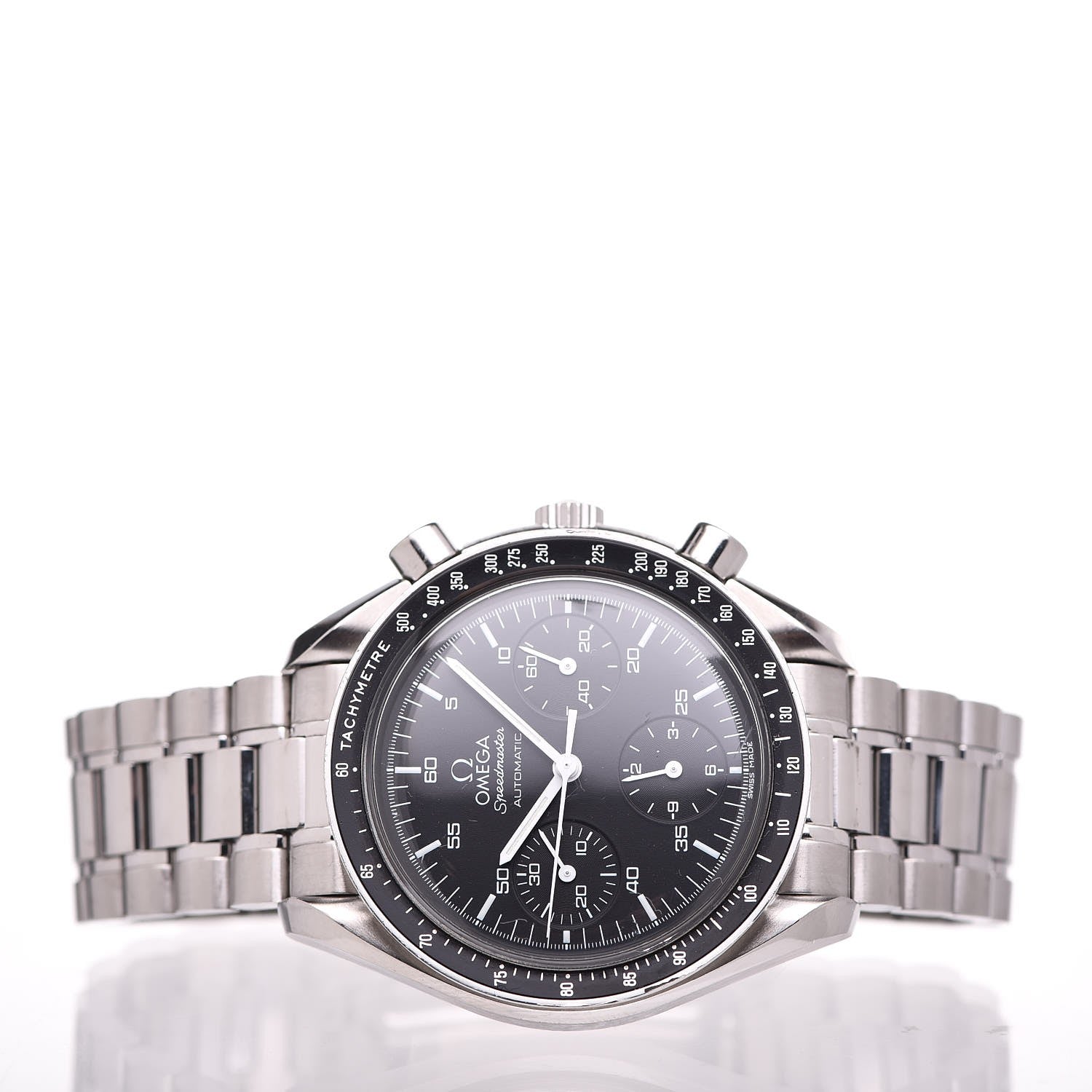 Omega Stainless Steel 39mm Speedmaster Chronograph Automatic Watch Black 3510.50.00 3 of 6