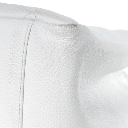 Chanel Caviar Grand Shopping Tote GST White 13 of 13