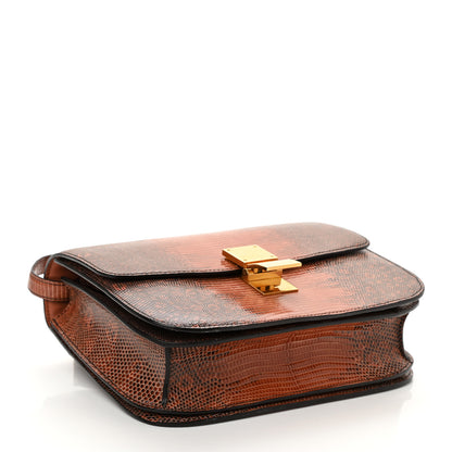 Celine Lizard Medium Classic Box Flap Bag Cognac 4 of 7