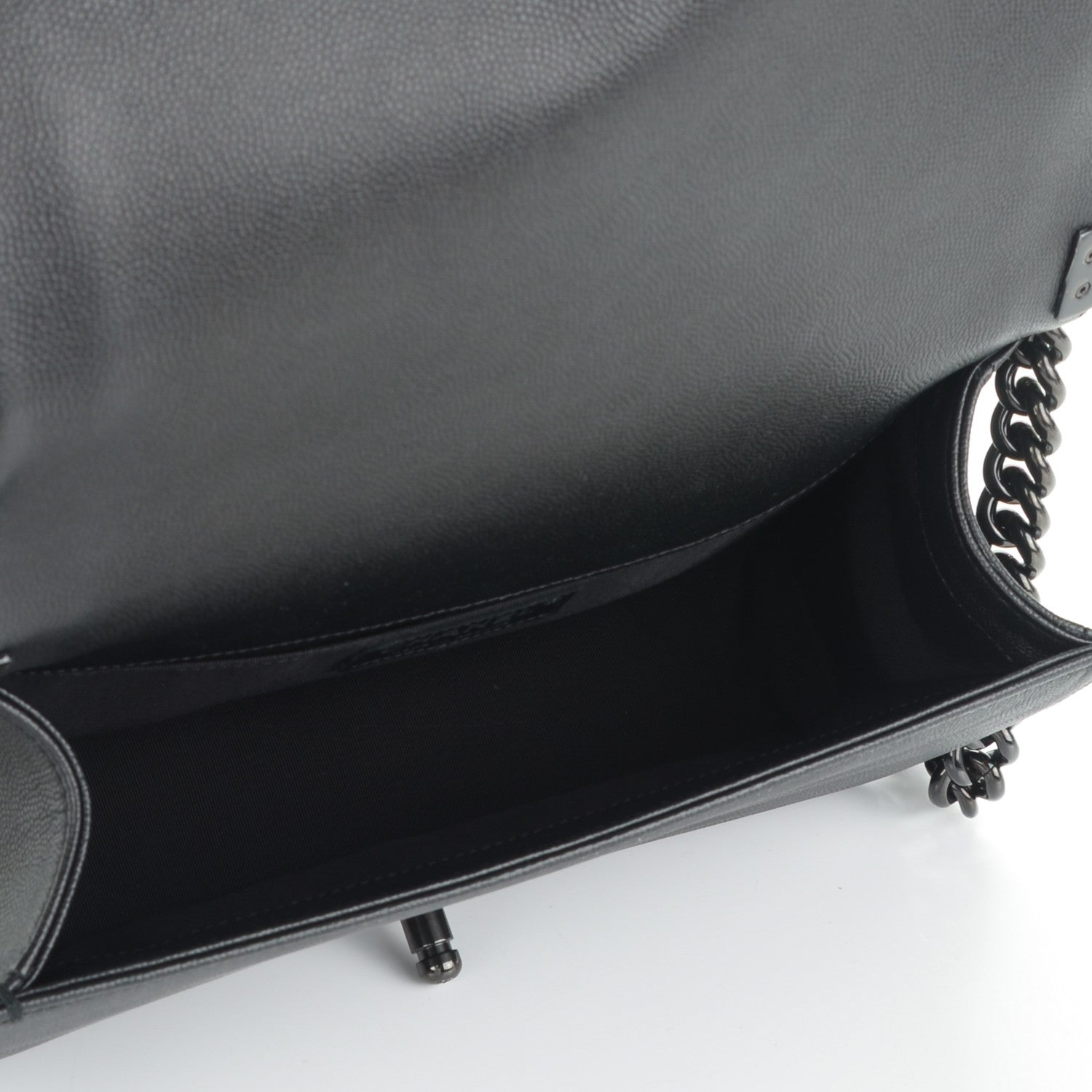Chanel Caviar Quilted Medium Boy Flap So Black 5 of 7