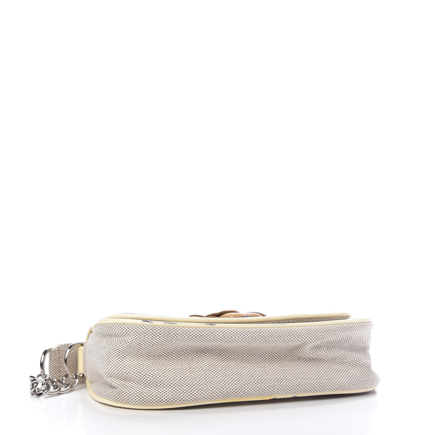 Chanel Canvas Camellia N°5 Flap Beige 4 of 12