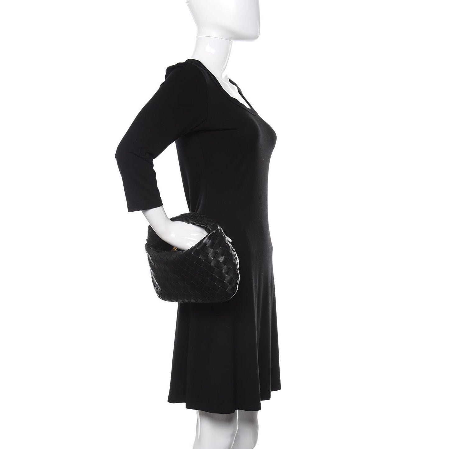 Nappa Intrecciato Mini Jodie Black