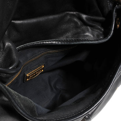 Miu Miu Nappa Matelasse Coffer Hobo Black 5 of 7