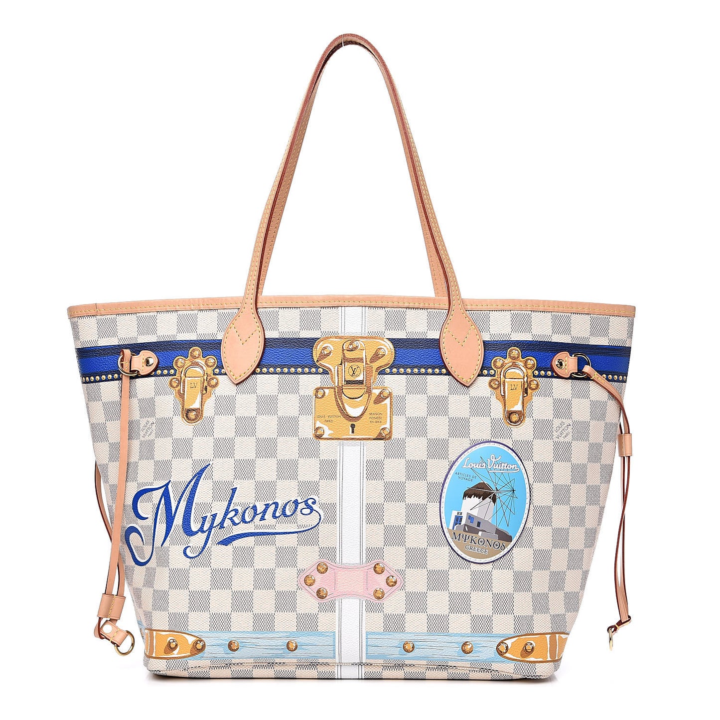Damier Azur Summer Trunks Mykonos Neo Neverfull MM