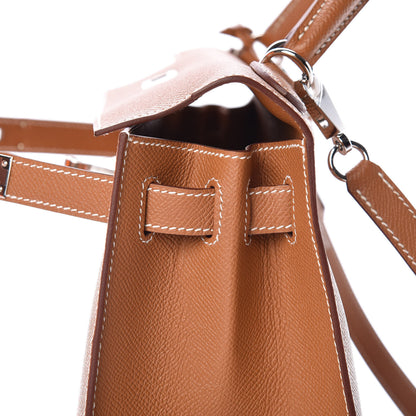 Hermes Epsom Kelly Sellier 28 Gold 16 of 37