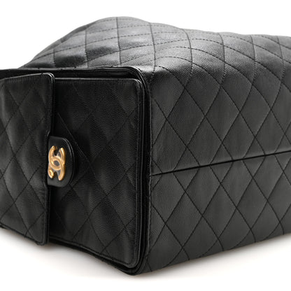 Chanel Caviar Quilted Large Chanel 25 Handbag Black 19 of 21