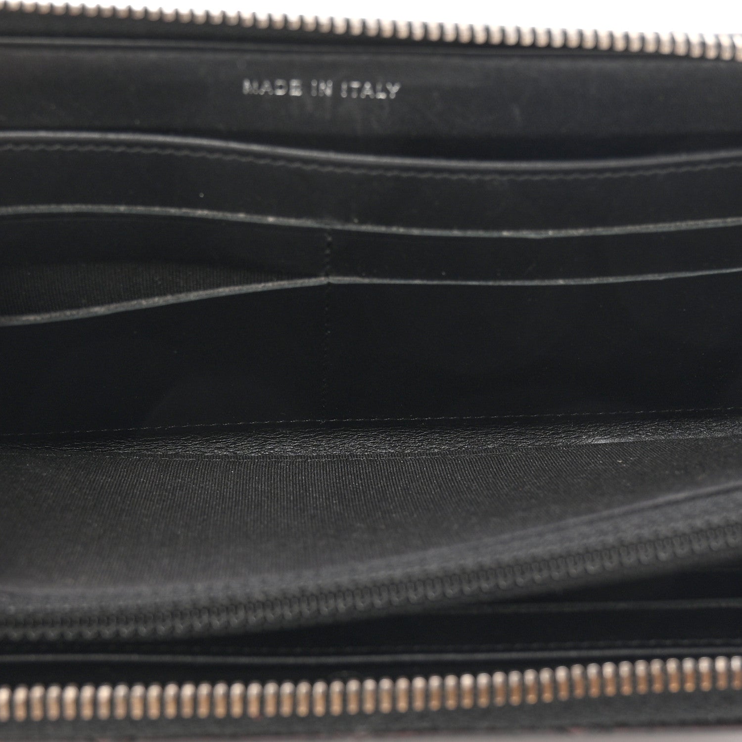 Chanel Glazed Calfskin Quilted Small Coco Boy Zip Around Wallet Black 5 of 8