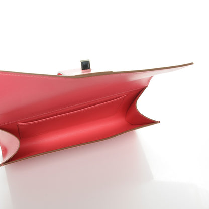 Hermes Tadelakt Medor 23 Clutch Rose Lipstick 5 of 7
