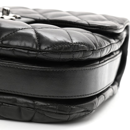 Chanel Lambskin Quilted Chanel 3 Large Flap Black 9 of 10