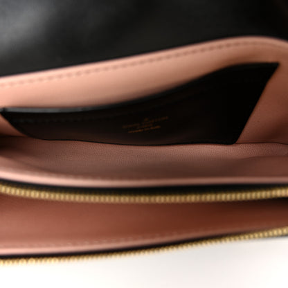 Louis Vuitton Lambskin Embossed Monogram Pochette Coussin Crossbody Black 5 of 11