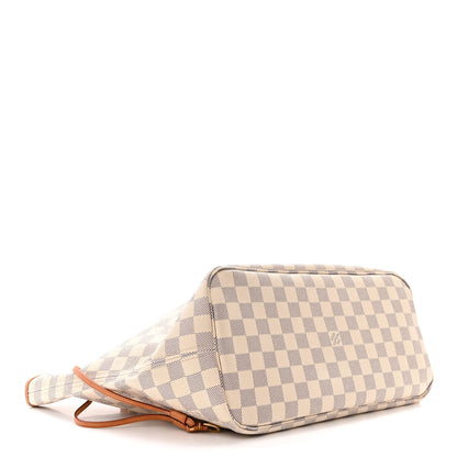 Louis Vuitton Damier Azur Neo Neverfull MM Rose Ballerine 4 of 16
