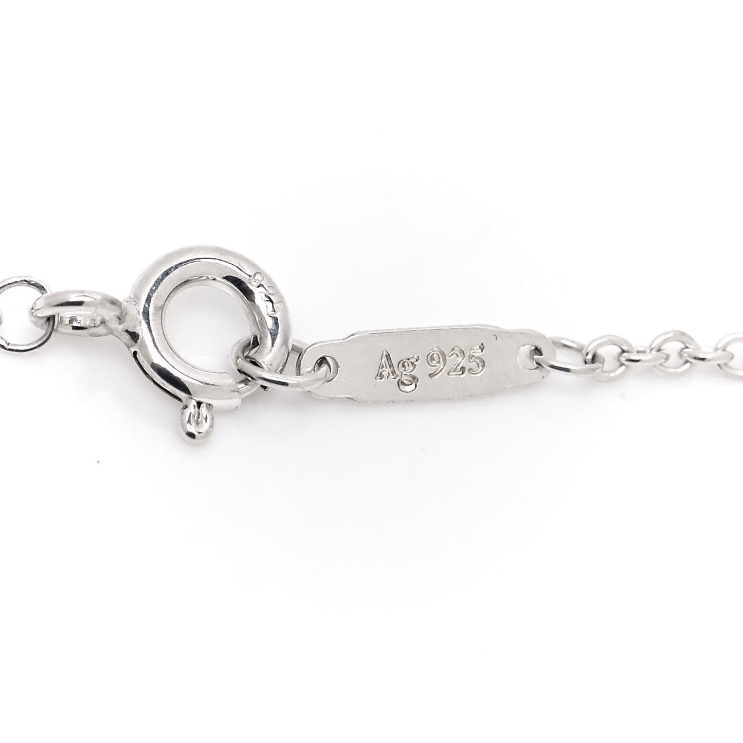 Sterling Silver T Two Single Chain Bracelet