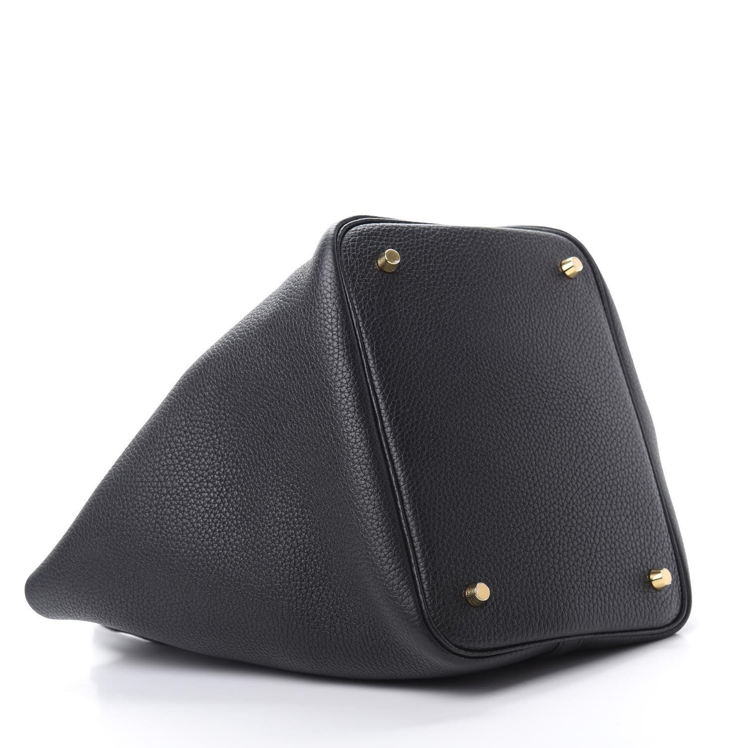 Hermes Taurillon Clemence Picotin Lock 22 MM Black 4 of 11