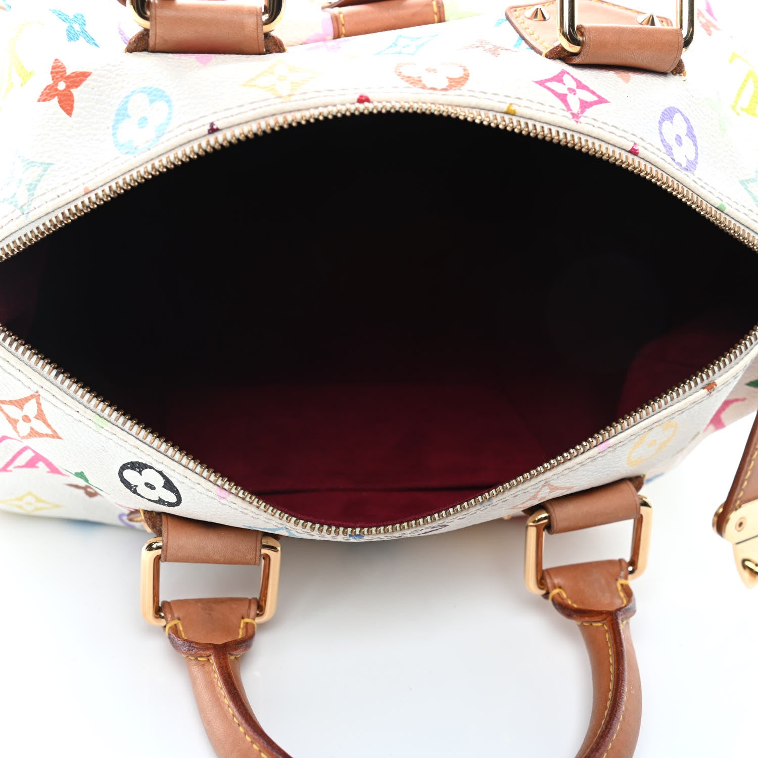 Louis Vuitton Monogram Multicolor Speedy 30 White 5 of 15