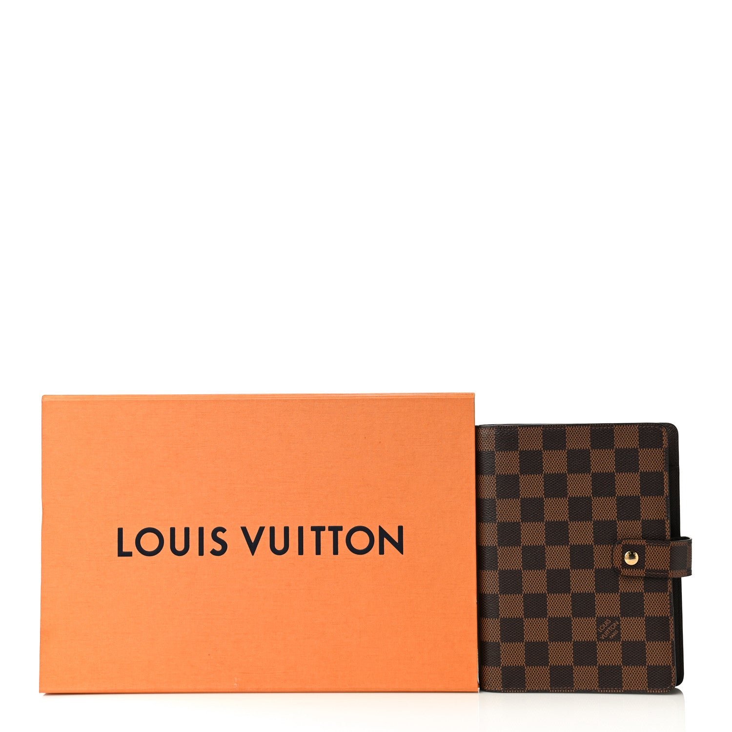 Louis Vuitton Damier Ebene Medium Ring Agenda Cover 13 of 13