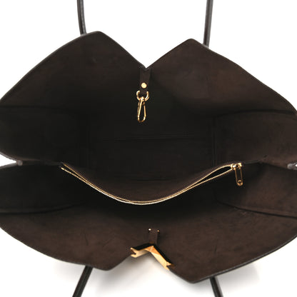 Louis Vuitton Calfskin Monogram Kimono Tote Black 5 of 9