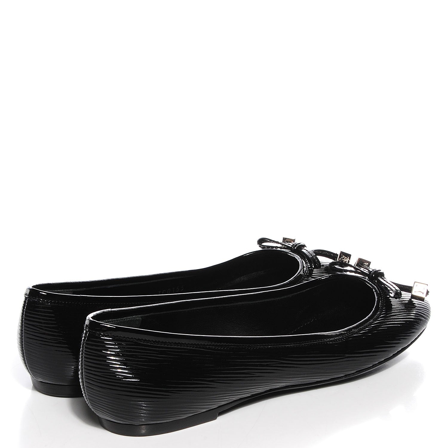 Louis Vuitton Epi Electric Debbie Ballerina Flats 37.5 Black 4 of 7