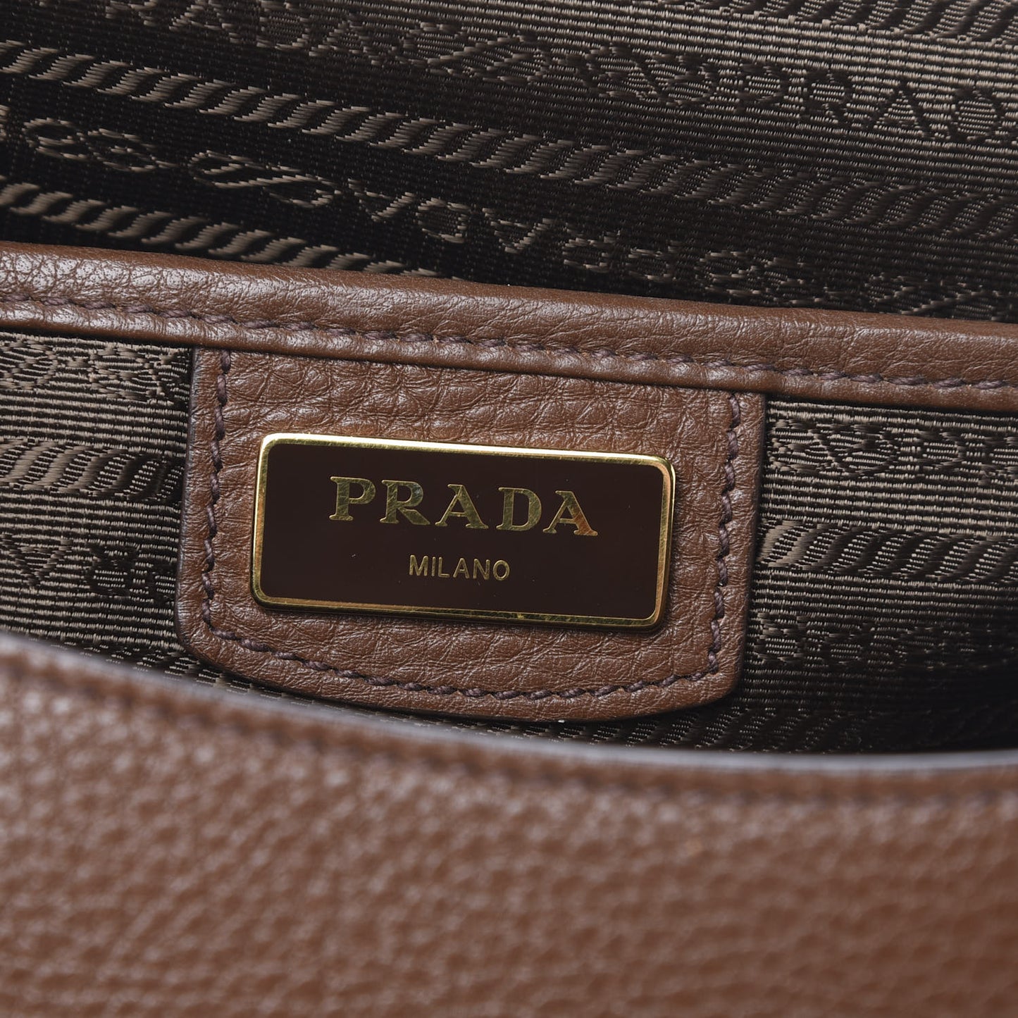 Vitello Phenix Crossbody Bag Tabacco