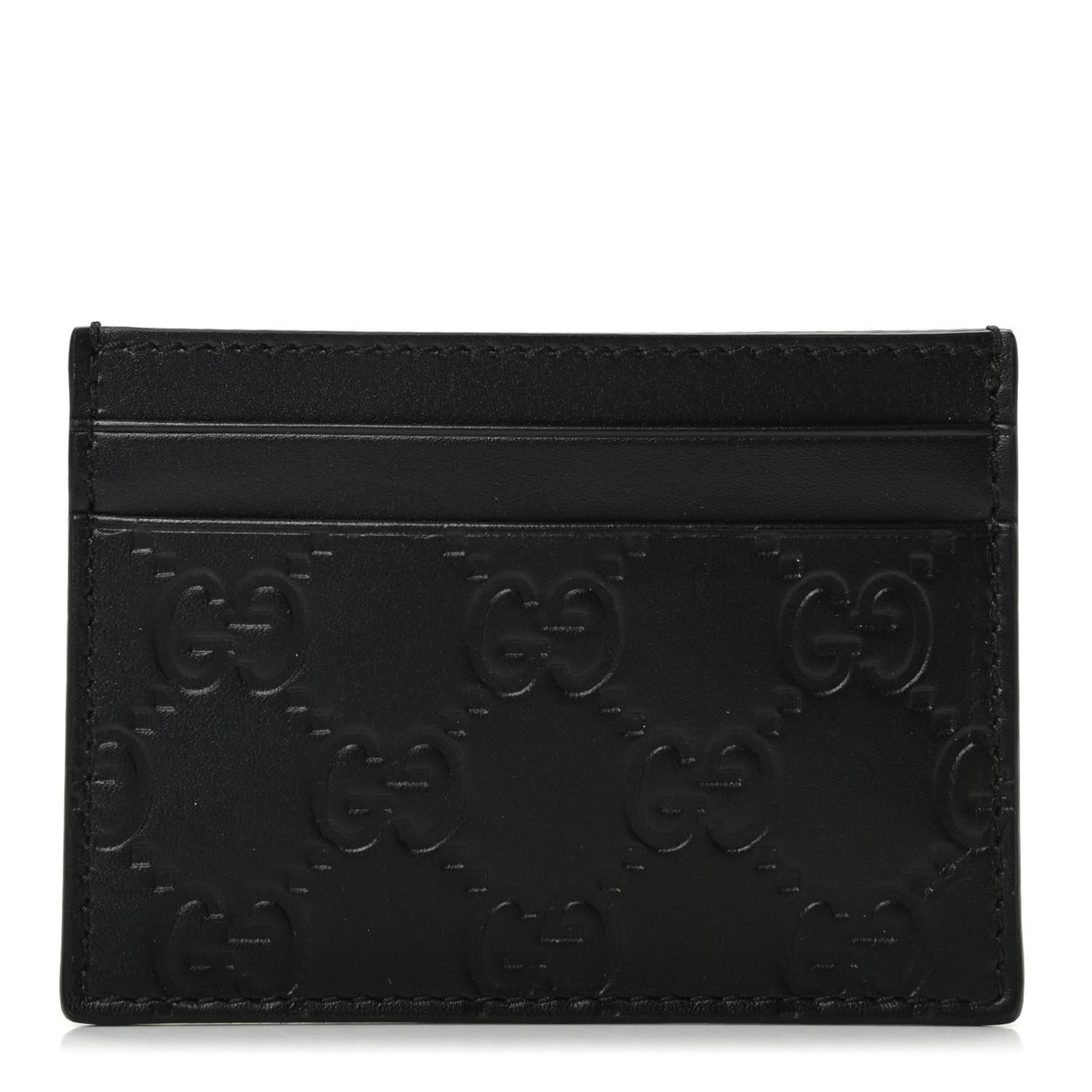 Guccissima Card Holder Black