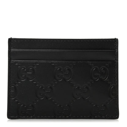 Gucci Guccissima Card Holder Black 1 of 7