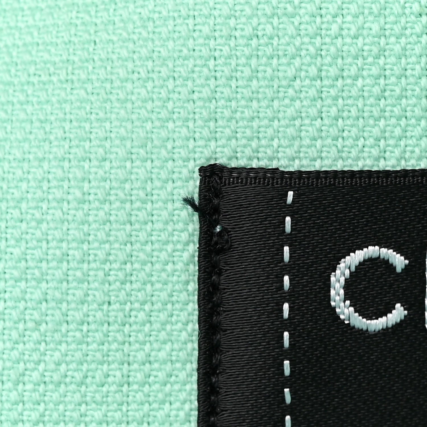 Chanel Terry Cotton CC Beach Tote Towel Set Green 11 of 12
