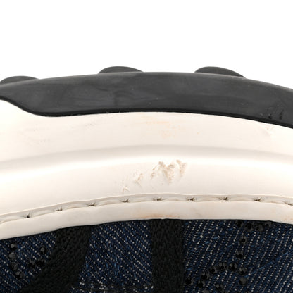 Gucci Denim Crystal GG Monogram Womens 1977 Platform Tennis Sneakers 39 Blue Black 9 of 9