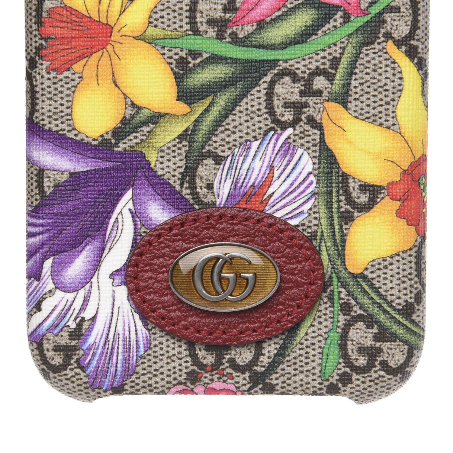 Gucci GG Supreme Monogram Flora Ophidia iPhone XR Case 5 of 5