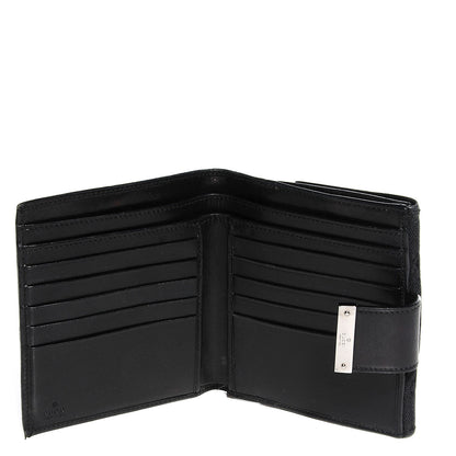 Gucci Monogram Compact Wallet Black 5 of 7