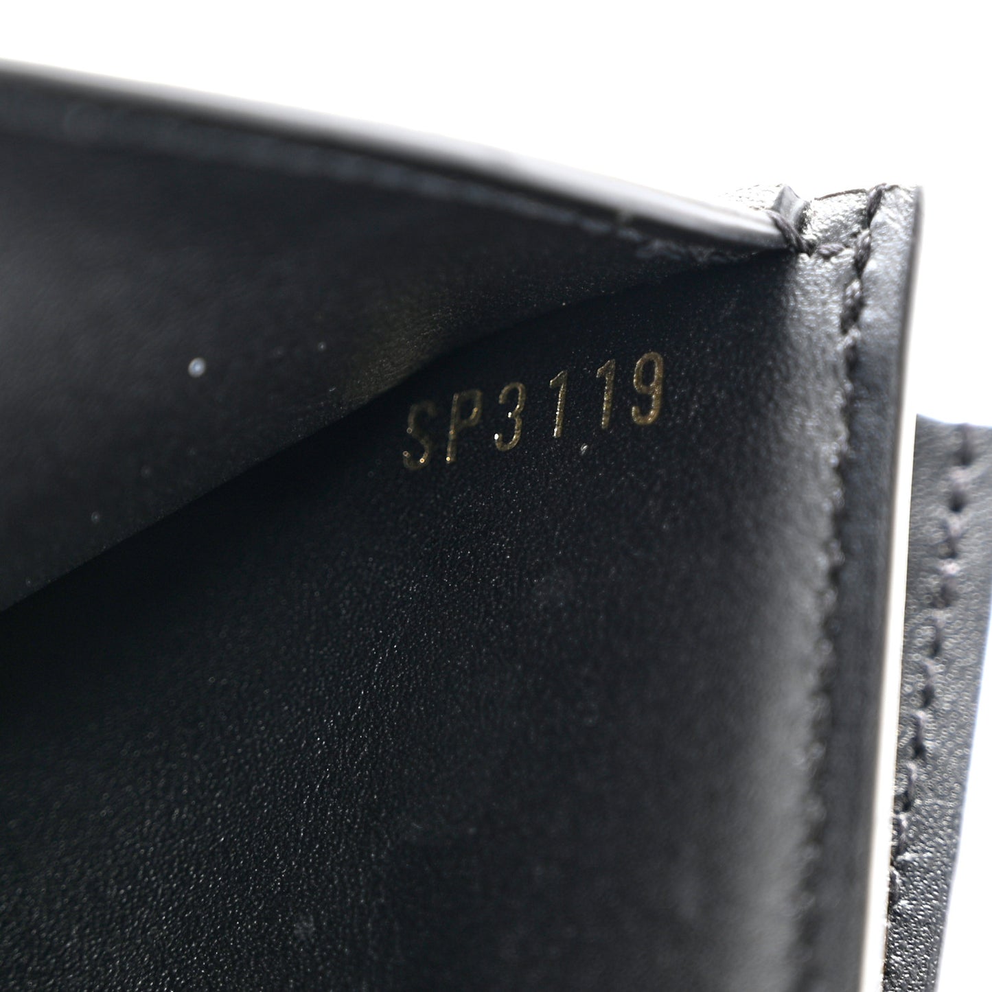 Monogram Flower Lock Compact Wallet Black