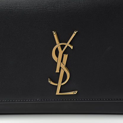 Saint Laurent Calfskin Medium Monogram Kate Satchel Black Multicolor 8 of 11