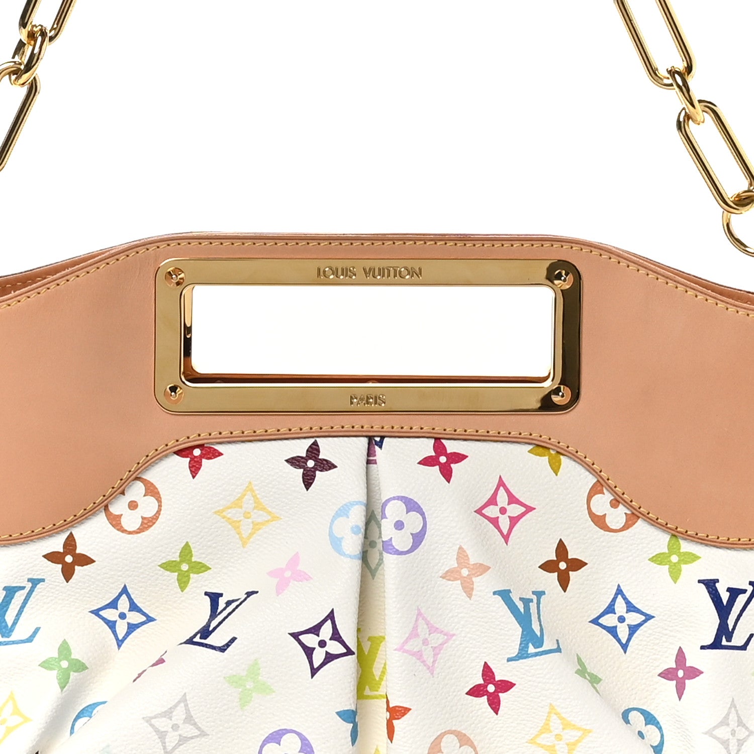Louis Vuitton Monogram Multicolor Judy MM White 7 of 9