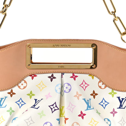 Louis Vuitton Monogram Multicolor Judy MM White 7 of 9