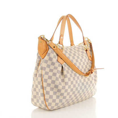 Louis Vuitton Damier Azur Evora MM 3 of 8