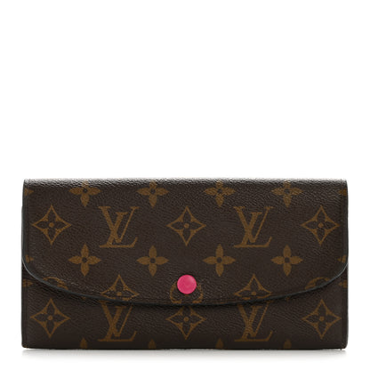 Louis Vuitton Monogram Emilie Wallet Fuchsia 1 of 11