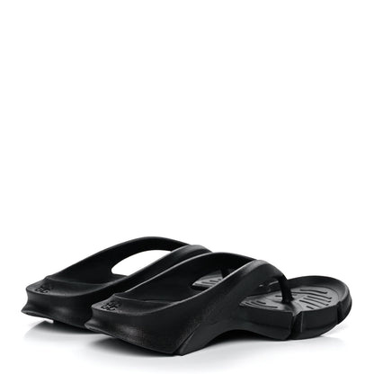 Balenciaga Rubber Womens Mold Thong Sandals 37 Black 4 of 8