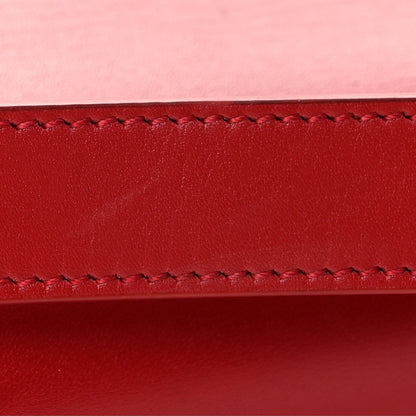 Saint Laurent Smooth Calfskin Manhattan Shoulder Bag Rouge Eros 12 of 14