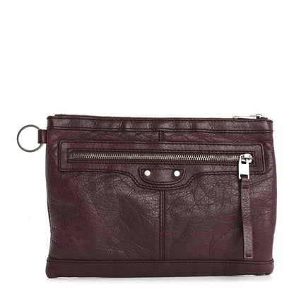 Balenciaga Agneau Arena Classic Hardware Small Clip Acajou Fonce 1 of 13
