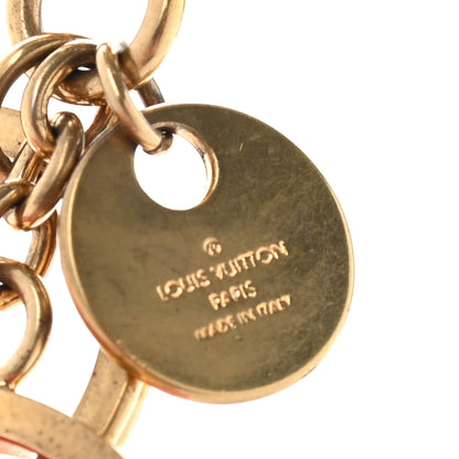 Louis Vuitton LV Circle Bag Charm Key Holder Gold 3 of 6