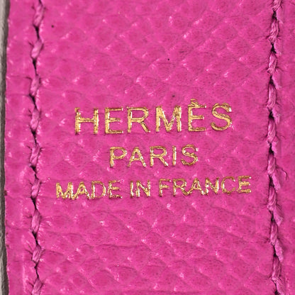 Hermes Epsom 25mm Tressage Shoulder Strap Magnolia Bleu Saphir Craie 4 of 5