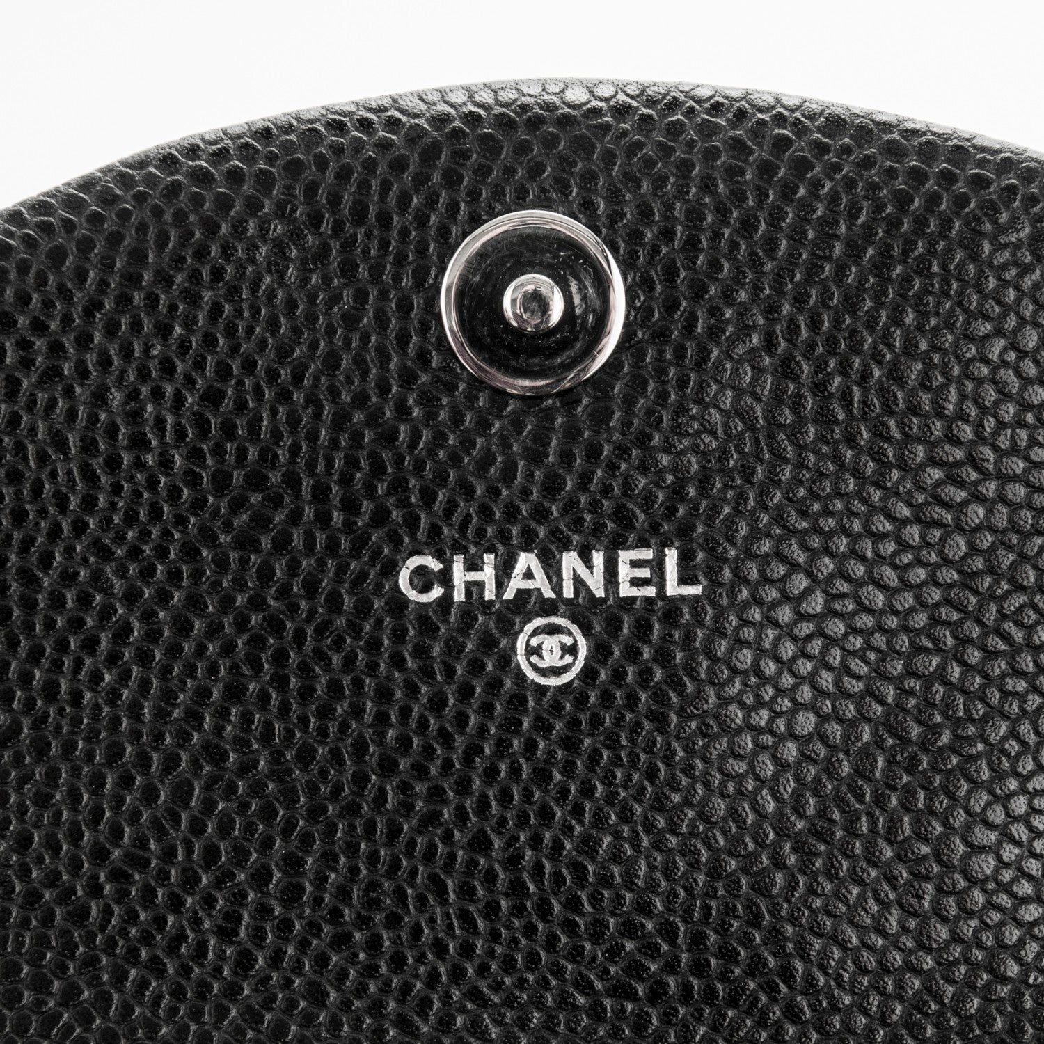 Chanel Caviar Half Moon Wallet On Chain WOC Black 6 of 8