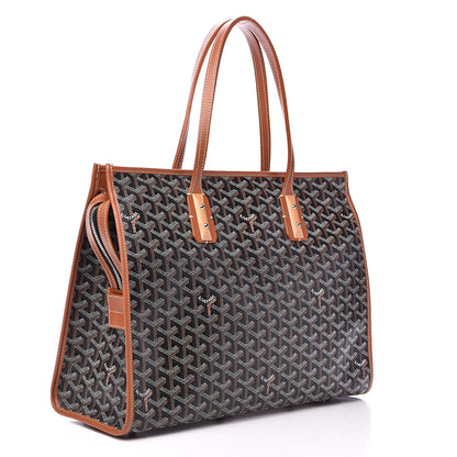 Goyard Goyardine Marquises Tote Black Gold 3 of 10
