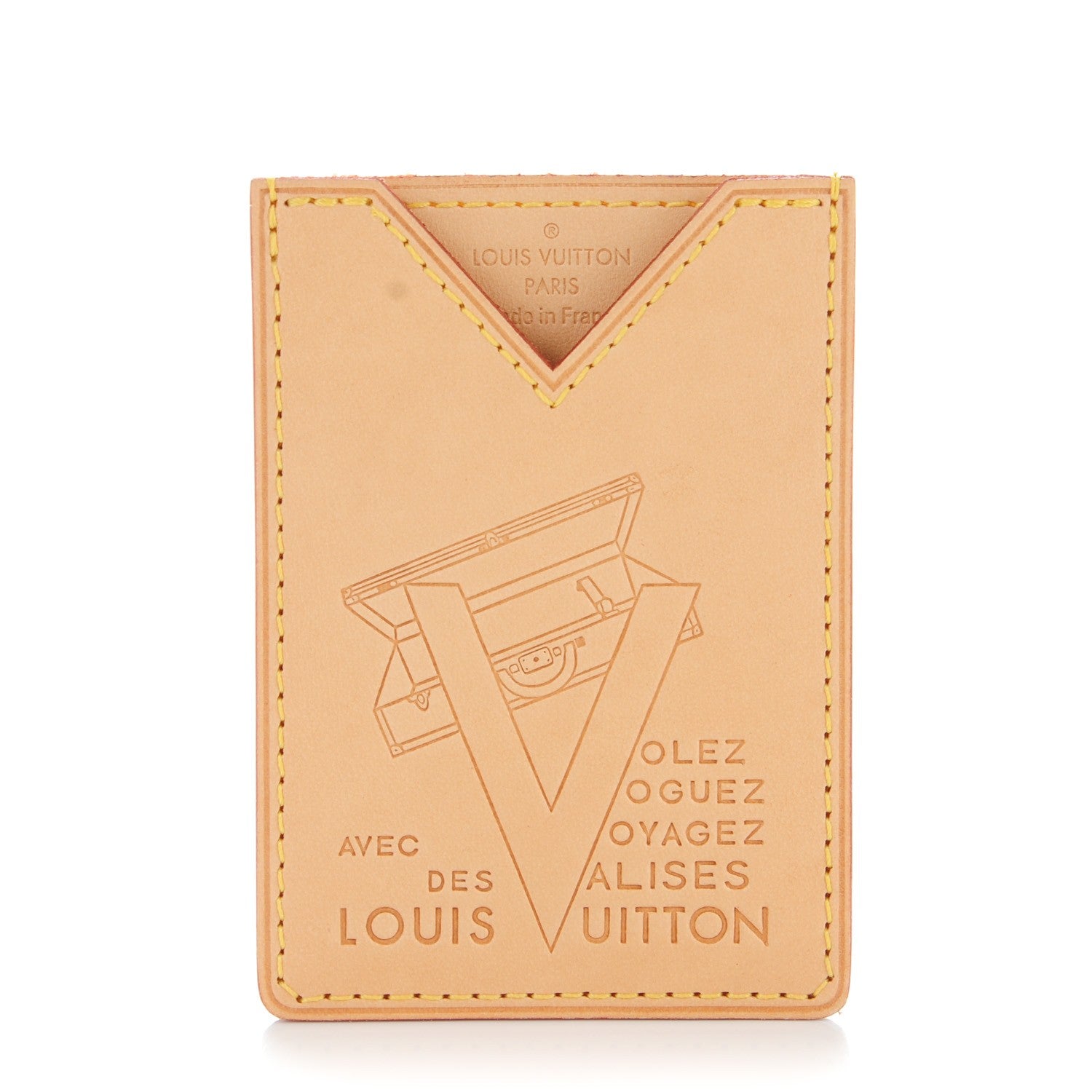 Louis Vuitton Vachetta Voyages Card Holder 1 of 5