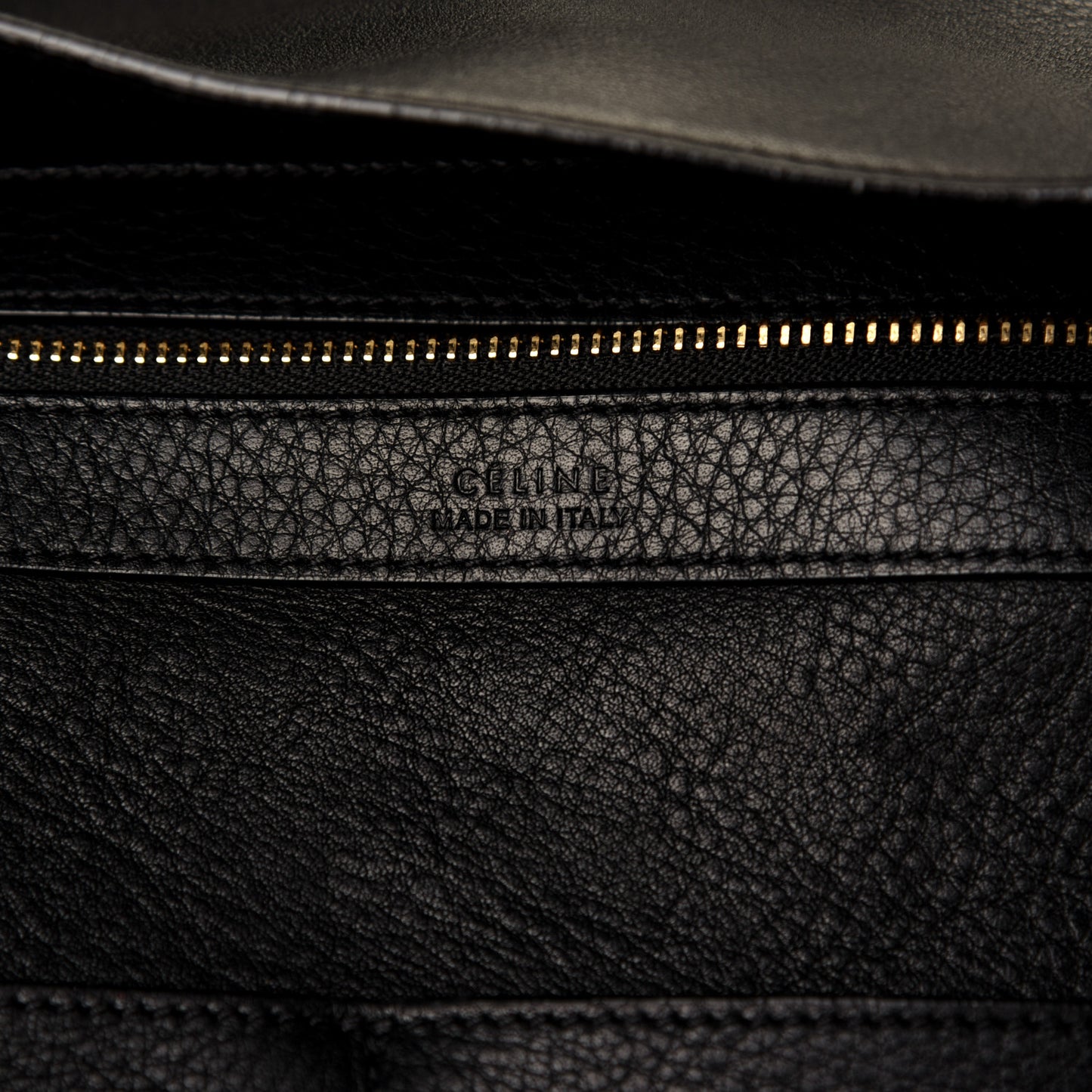 Soft Grained Calfskin Small Belt Cabas Phantom Black